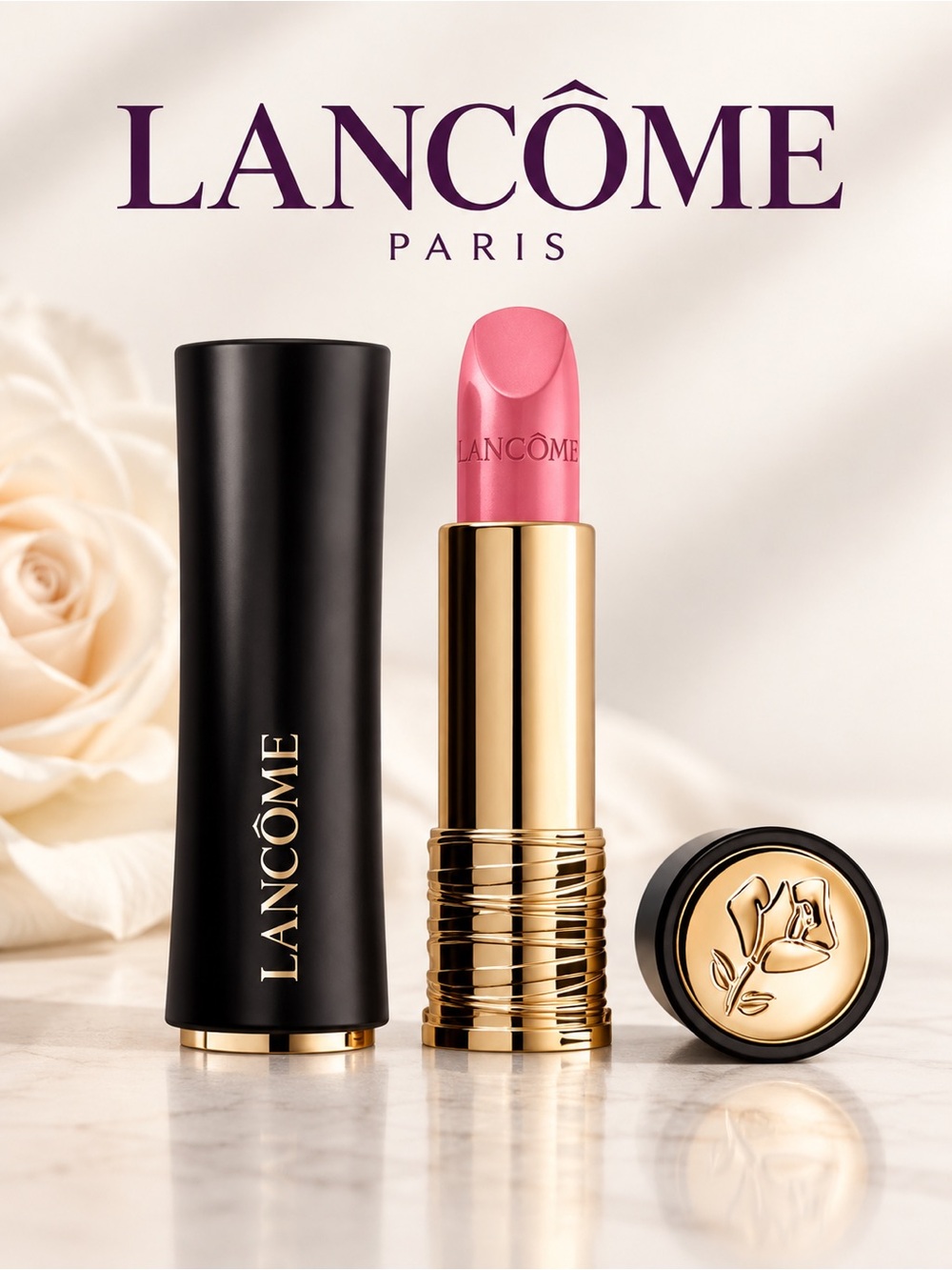 Lancôme L’Absolu Rouge 337 Blush Classique Cream Lipstick BNIB